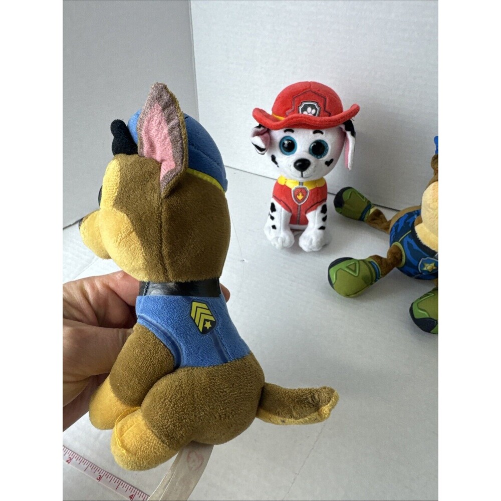 Paw Patrol Plush TY Marshall Chase Rubble Lot Of 4 - Picture 13 of 13
